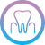 Icon of receding gums