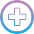 Icon of medical cross symbol