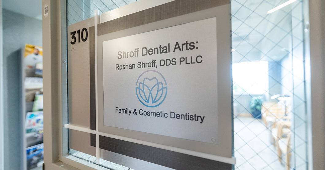 Dental chair facing window